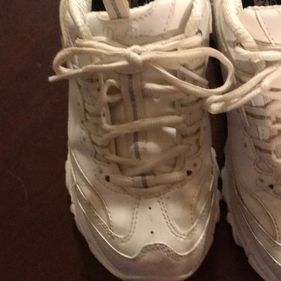 Skechers White D’Lites size 7 - Picture 6 of 16